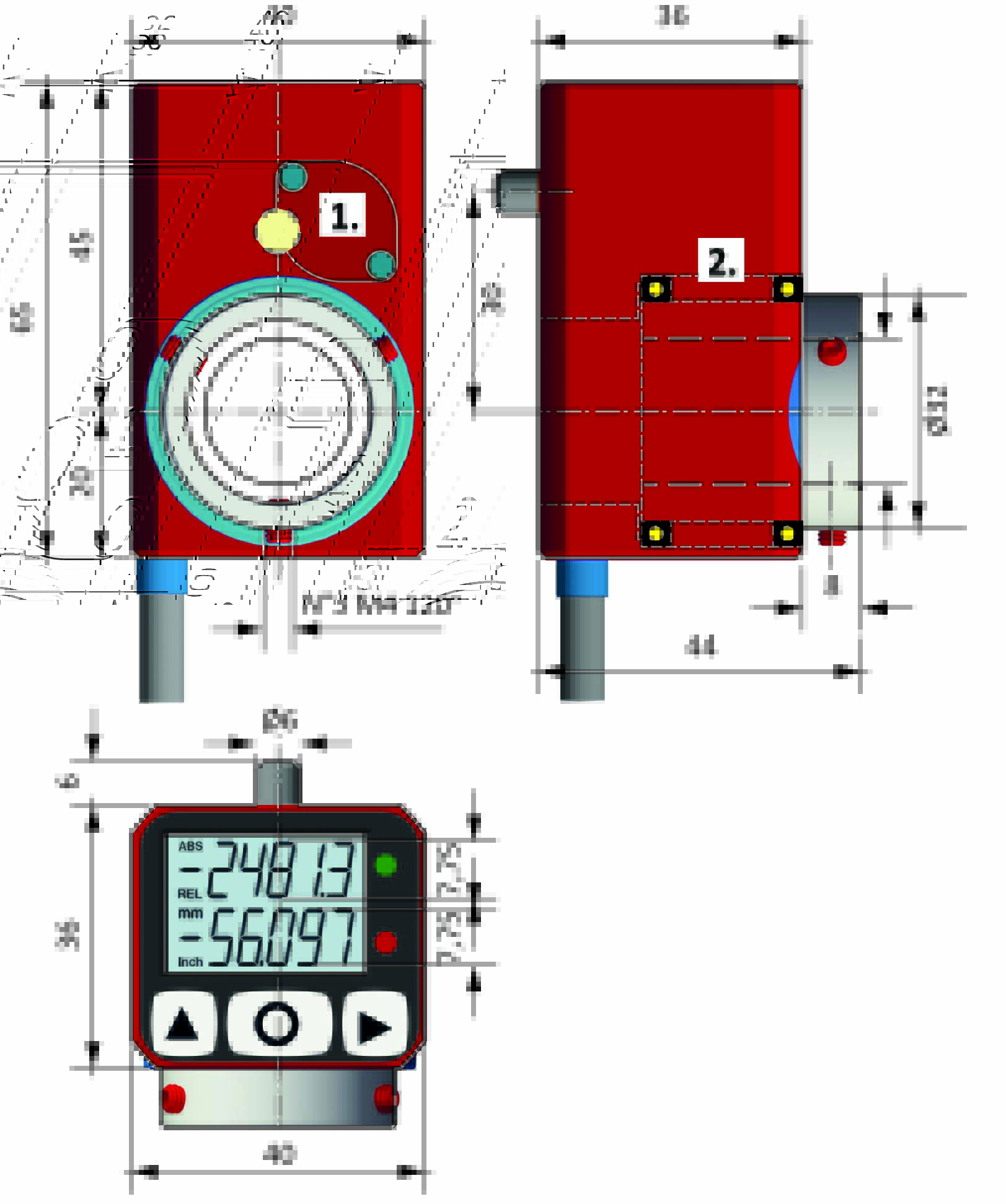 Programable Position Indicator EP43RS – EP46RS - Programmable Position Indicator with Serial Output ...